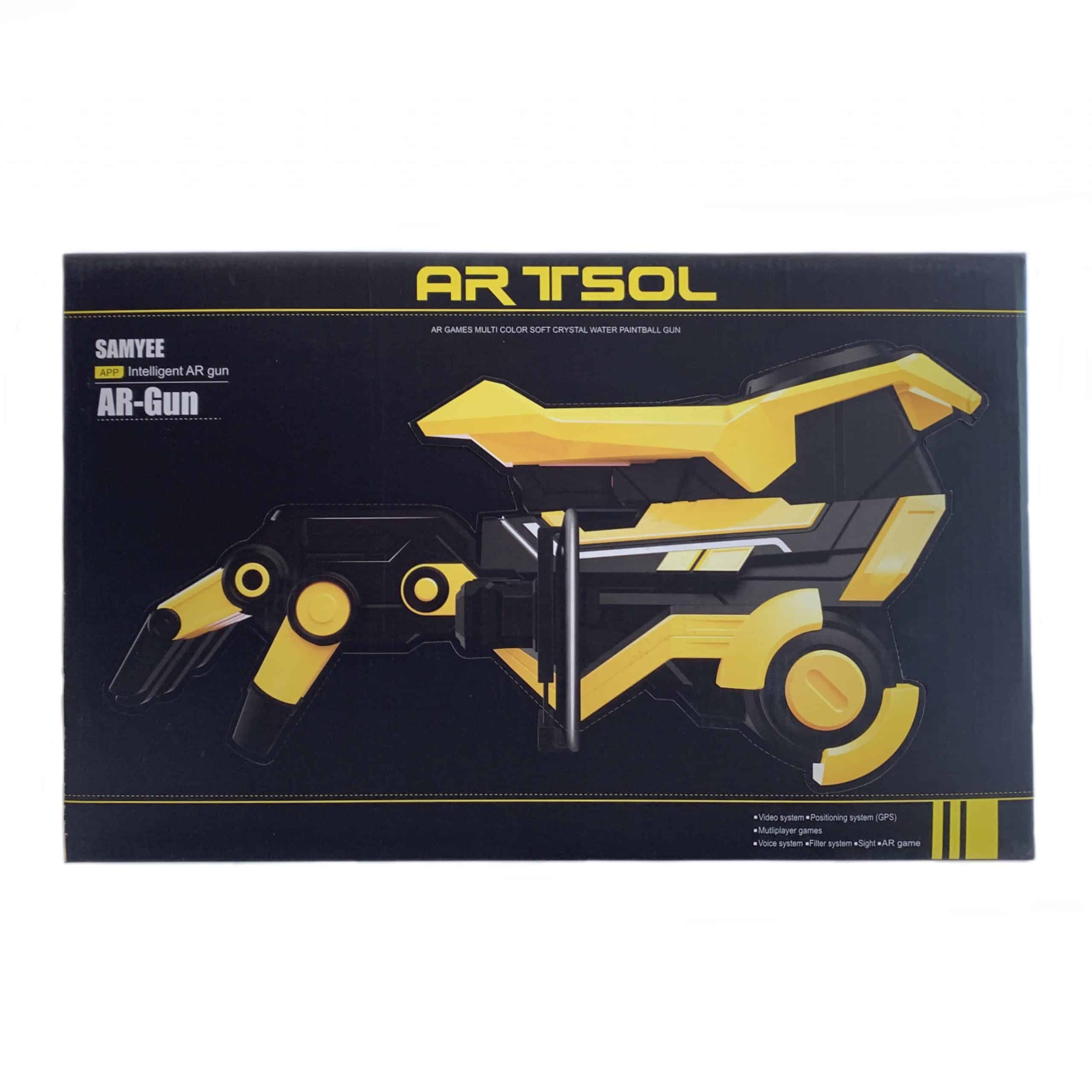 Robot Arm AR and Gel Blaster Gun - GT92130 - Box Front Robot Arm AR and Gel Blaster Gun - GT92130 - Box Front
