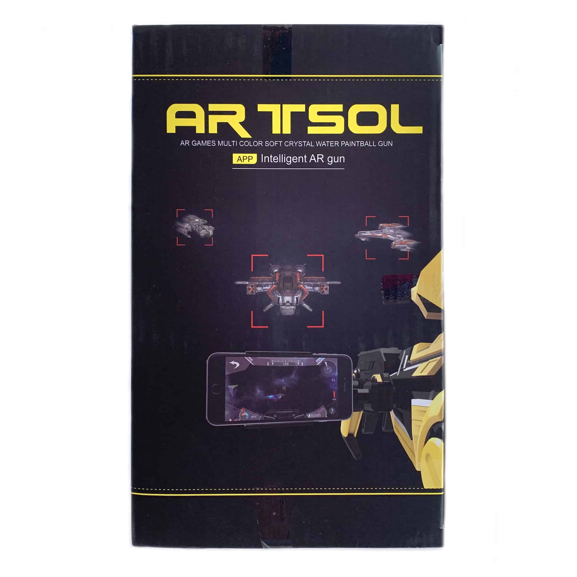 Robot Arm AR and Gel Blaster Gun - GT92130 - Box Side Robot Arm AR and Gel Blaster Gun - GT92130 - Box Side